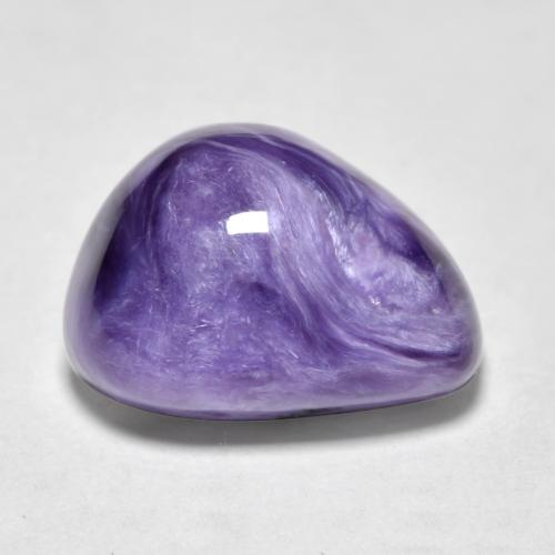 Violeta medio Charoita Gema - 4ct Cabujón Elegante (ID: 566705)