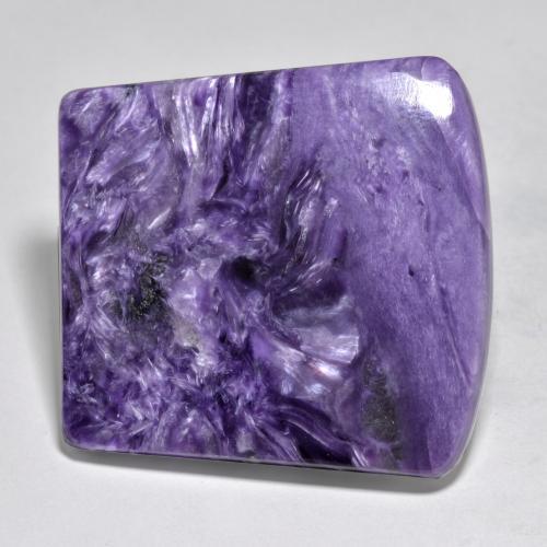Medium Violet Charoite Gem - 69.2ct Fancy Cabochon (ID: 566954)
