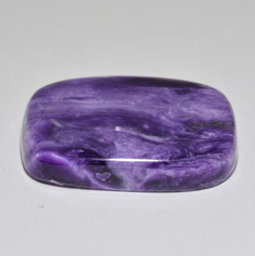 Charoite Gemstone in 30.6 x 24.1 mm Size for Sale, Charoite Stone in Velvet Purple Violet Color