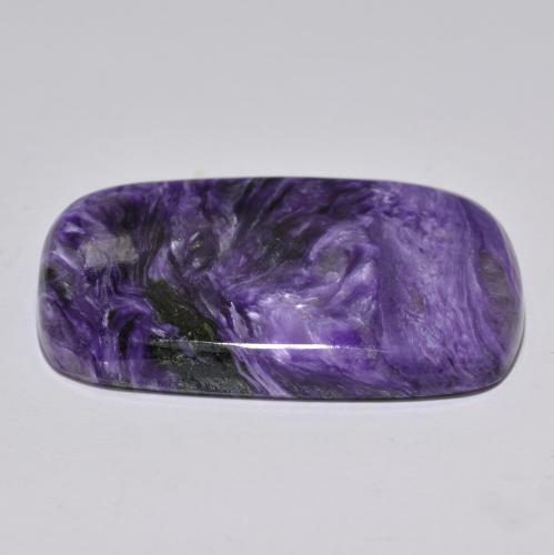 Charoite Gemstone in 41.6 x 29.7 mm Size for Sale, Charoite Stone in Medium Violet Color