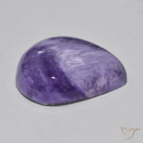 Charoite Gemstone in 18 x 18 mm (calibrated) Size for Sale, Charoite Stone in Medium Violet Color