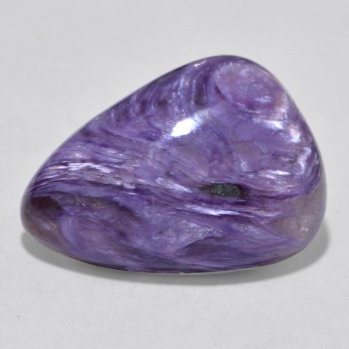 Viola scuro Charoite Gem - 6.5ct Cabochon fantasia (ID: 567288)