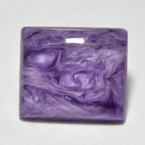Темно-фиолетовый Чароит Камень - 7.8ct Багет Кабошон (ID: 567668)