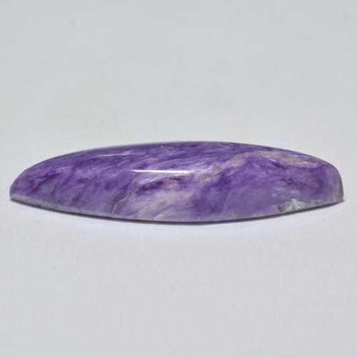 Charoite Gemstone in 32.1 x 8.8 mm Size for Sale, Charoite Stone in Dark Violet Color