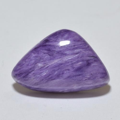 Violeta medio Charoita Gema - 7.9ct Trillón Cabujón (ID: 567769)