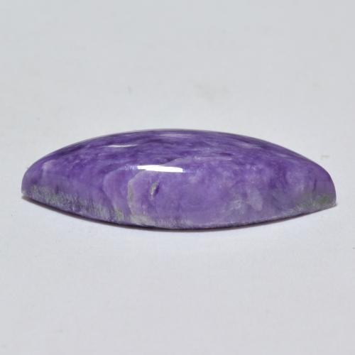 Charoite Gemstone in 21.1 x 8 mm Size for Sale, Charoite Stone in Deep Violet Color