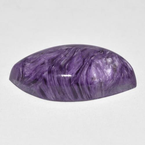 Charoite Gemstone in 22 x 12.6 mm Size for Sale, Charoite Stone in Velvet Purple Violet Color
