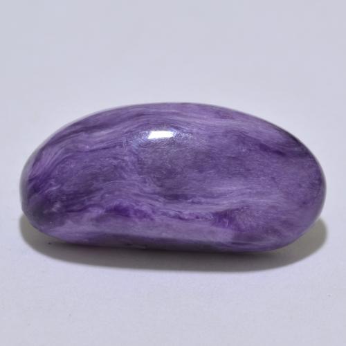 Dark Violet Charoite Gem - 9ct Fancy Cabochon (ID: 567791)