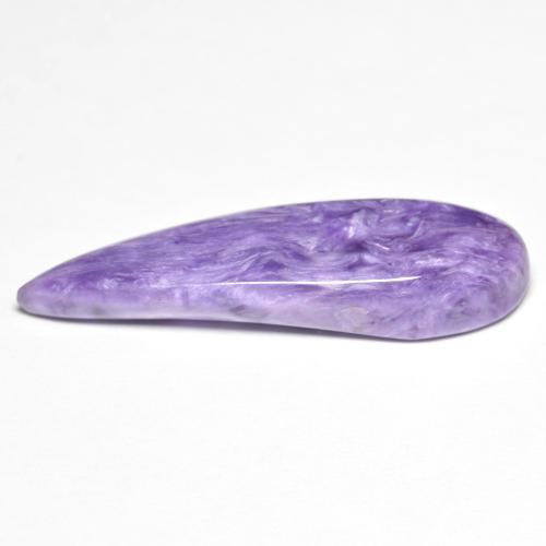Charoite Gemstone in 29.1 x 8 mm Size for Sale, Charoite Stone in Medium Violet Color