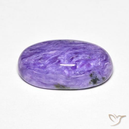 Charoite Gemstone in 16.3 x 9.3 mm Size for Sale, Charoite Stone in Medium Violet Color