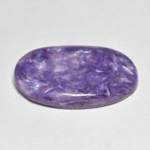 Charoite Gemstone in 20.3 x 12.6 mm Size for Sale, Charoite Stone in Medium Violet Color