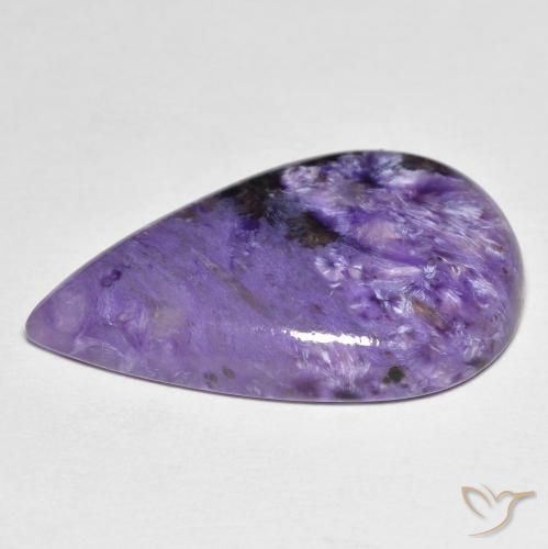 Charoite Gemstone in 24.2 x 14.8 mm Size for Sale, Charoite Stone in Medium Violet Color