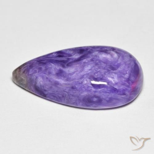 Charoite Gemstone in 20.3 x 10.8 mm Size for Sale, Charoite Stone in Medium Violet Color