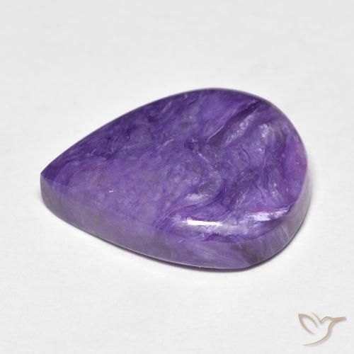 Charoite Gemstone in 16 x 12 mm (calibrated) Size for Sale, Charoite Stone in Velvet Purple Violet Color