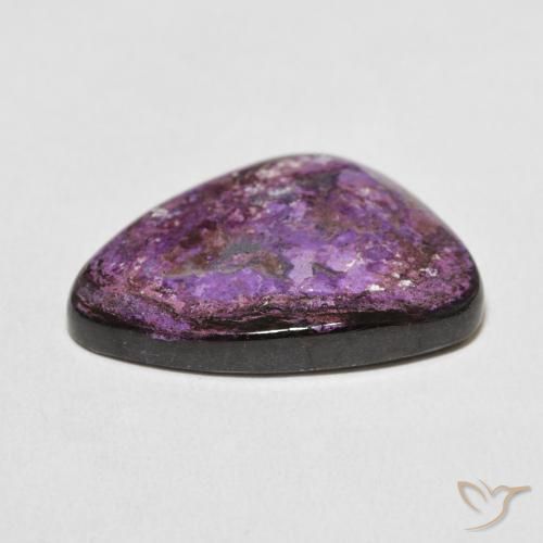 Charoite Gemstone in 22.7 x 16.6 mm Size for Sale, Charoite Stone in Velvet Purple Violet Color
