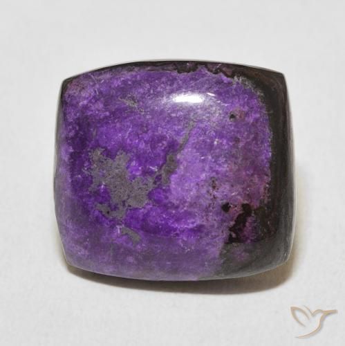 12.90ct Natural Velvet Purple Violet Charoite, Cushion, Opaque