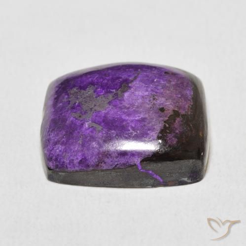 Charoite Gemstone in 14.8 x 13.5 mm Size for Sale, Charoite Stone in Velvet Purple Violet Color