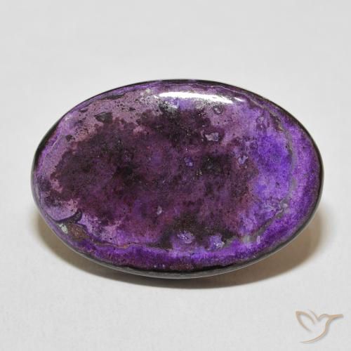 20.25ct Natural Medium Dark-Violet Charoite, Oval, Opaque