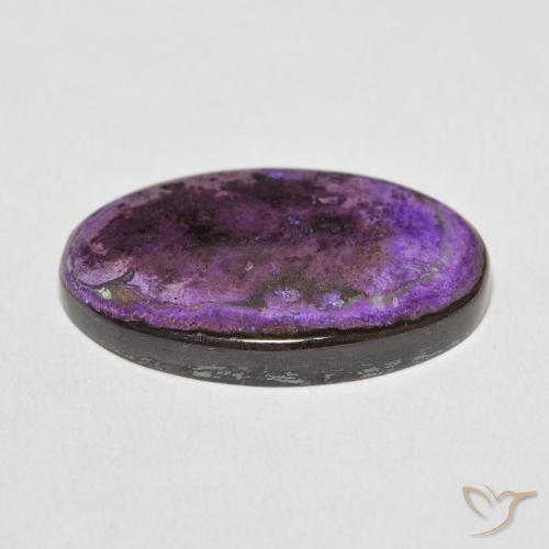 Charoite Gemstone in 25 x 18 mm (calibrated) Size for Sale, Charoite Stone in Medium Dark-Violet Color