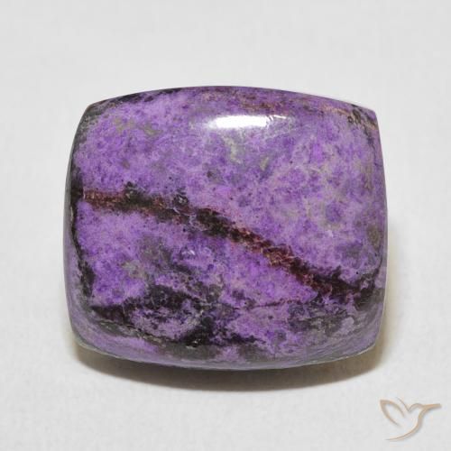 11.21ct Natural Velvet Purple Violet Charoite, Cushion, Opaque