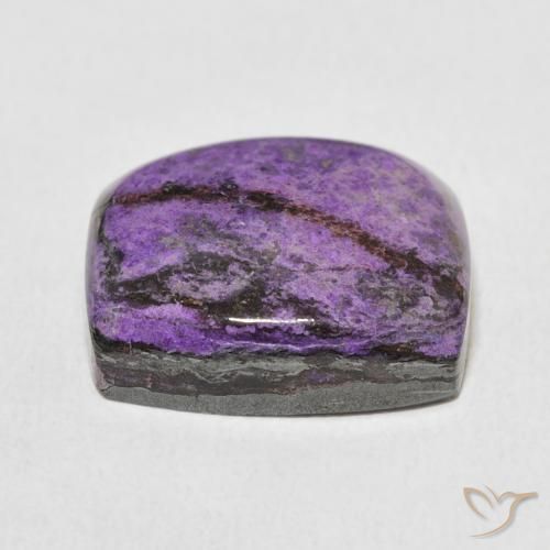 Charoite Gemstone in 14.6 x 12.9 mm Size for Sale, Charoite Stone in Velvet Purple Violet Color
