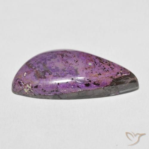 Charoite Gemstone in 27.5 x 14.2 mm Size for Sale, Charoite Stone in Medium Violet Color
