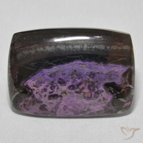 17.72ct Natural Dark Violet Charoite, Cushion, Opaque
