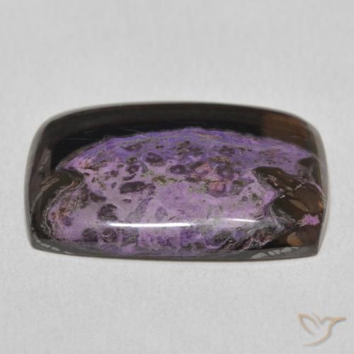 Charoite Gemstone in 21.4 x 15.1 mm Size for Sale, Charoite Stone in Dark Violet Color