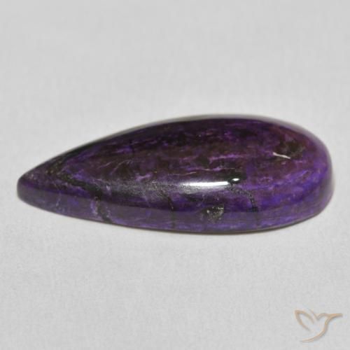 Charoite Gemstone in 24.5 x 11.9 mm Size for Sale, Charoite Stone in Medium Violet Color