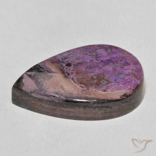 Charoite Gemstone in 22.3 x 15.1 mm Size for Sale, Charoite Stone in Medium Violet Color