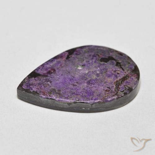 Charoite Gemstone in 30 x 18.2 mm Size for Sale, Charoite Stone in Velvet Purple Violet Color