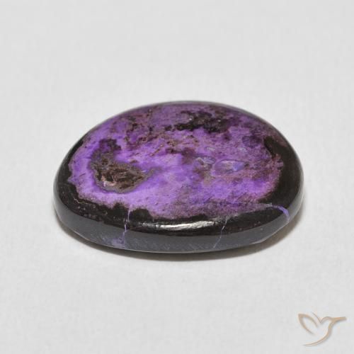 Charoite Gemstone in 18 x 15.7 mm Size for Sale, Charoite Stone in Velvet Purple Violet Color