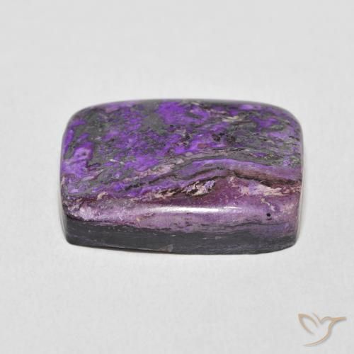 Charoite Gemstone in 19.4 x 16 mm Size for Sale, Charoite Stone in Medium Violet Color