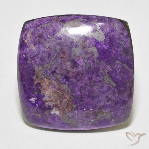 23.25ct Natural Dark Violet Charoite, Cushion, Opaque
