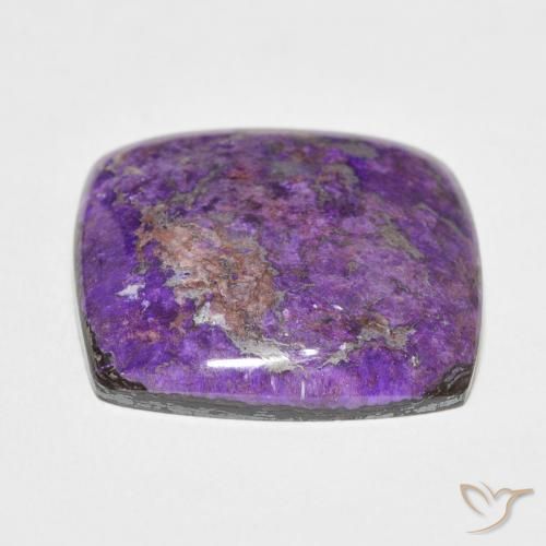 Charoite Gemstone in 20.8 x 20.6 mm Size for Sale, Charoite Stone in Dark Violet Color