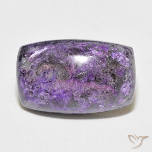 14.42ct Natural Dark Violet Charoite, Cushion, Opaque
