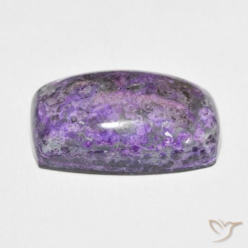Charoite Gemstone in 19.1 x 12 mm Size for Sale, Charoite Stone in Dark Violet Color