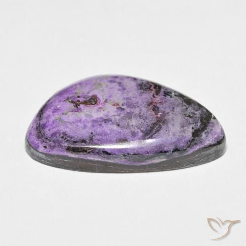 Charoite Gemstone in 24.8 x 16.3 mm Size for Sale, Charoite Stone in Light Purple Violet Color