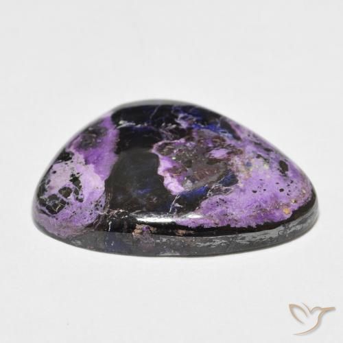 Charoite Gemstone in 25.1 x 19.4 mm Size for Sale, Charoite Stone in Medium Deep Violet Color