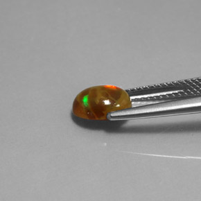 Chocolate Opal Gemstone in 8 x 6 mm (calibrated) Size for Sale, Chocolate Opal Stone in Multicolor Color