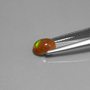 Chocolate Opal Gemstone in 7 x 5 mm (calibrated) Size for Sale, Chocolate Opal Stone in Multicolor Color