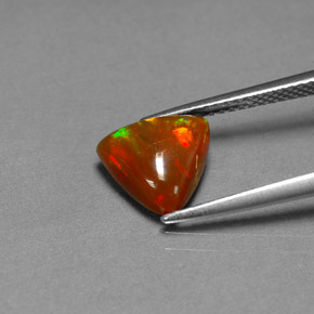 Chocolate Opal Gemstone in 9.7 x 9.1 mm Size for Sale, Chocolate Opal Stone in Multicolor Color