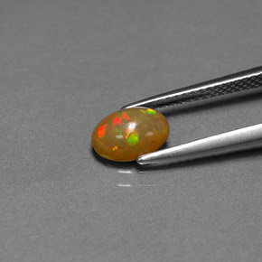 Chocolate Opal Gemstone in 8 x 6 mm (calibrated) Size for Sale, Chocolate Opal Stone in Multicolor Color