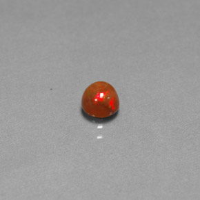 0.45 ct Multicolor Chocolate Opal Stone, Natural Chocolate Opal in Round Cabochon Shape for Sale