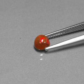 Chocolate Opal Gemstone in 5 mm (calibrated) Size for Sale, Chocolate Opal Stone in Multicolor Color