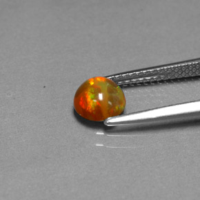 Chocolate Opal Gemstone in 6 mm (calibrated) Size for Sale, Chocolate Opal Stone in Multicolor Color