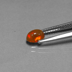 Chocolate Opal Gemstone in 6.1 x 4.2 mm Size for Sale, Chocolate Opal Stone in Multicolor Color