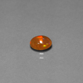 0.62 ct Multicolor Chocolate Opal Gemstone, Chocolate Opal Gem in Oval Cabochon Shape for Sale.