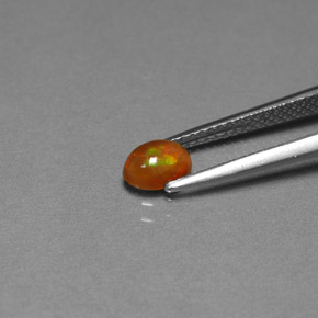 Chocolate Opal Gemstone in 6 x 4 mm (calibrated) Size for Sale, Chocolate Opal Stone in Multicolor Color