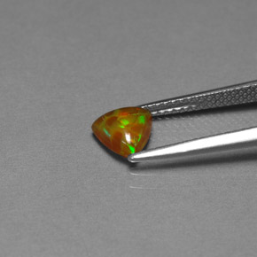 Chocolate Opal Gemstone in 6.4 x 6.2 mm Size for Sale, Chocolate Opal Stone in Multicolor Color